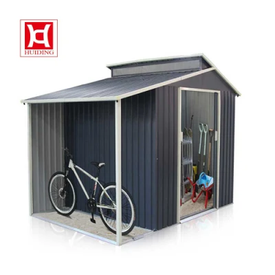 Fatory, entrega rápida, impermeable, cobertizo para exteriores, almacenamiento de jardín de Metal para bicicletas y herramientas