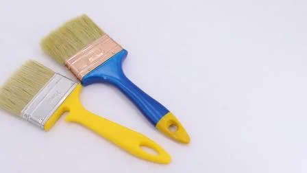 Herramienta manual determinada de los cepillos de pintura de la cerda pura de la manija plástica de la promoción para pintar
